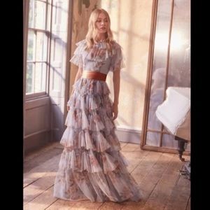 Needle and Thread Venetian Rose Tulle Gown